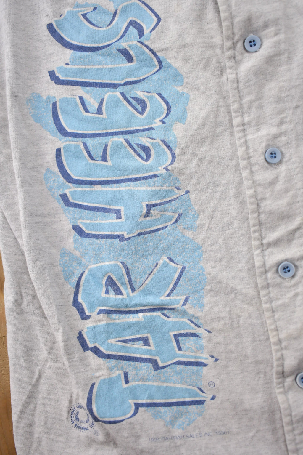 Vintage 1994 University of North Carolina Tar Heels Collegiate Baseball Button Up T-Shirt