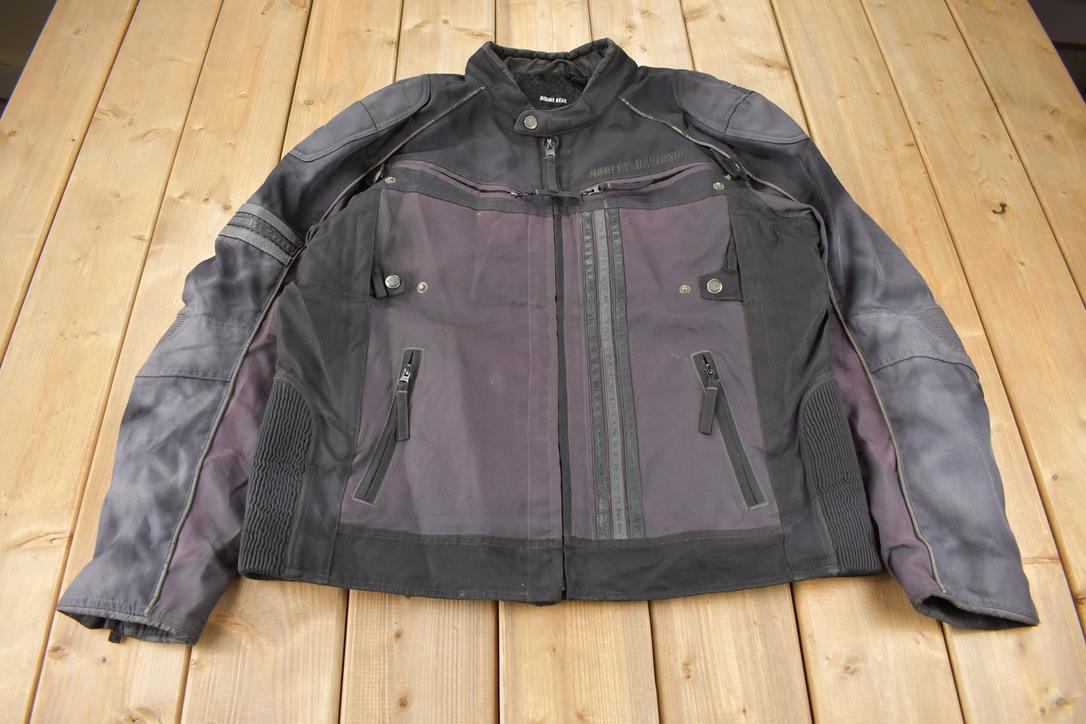 Vintage 1990s Harley Davidson Motorcycles Light Jacket Size XL