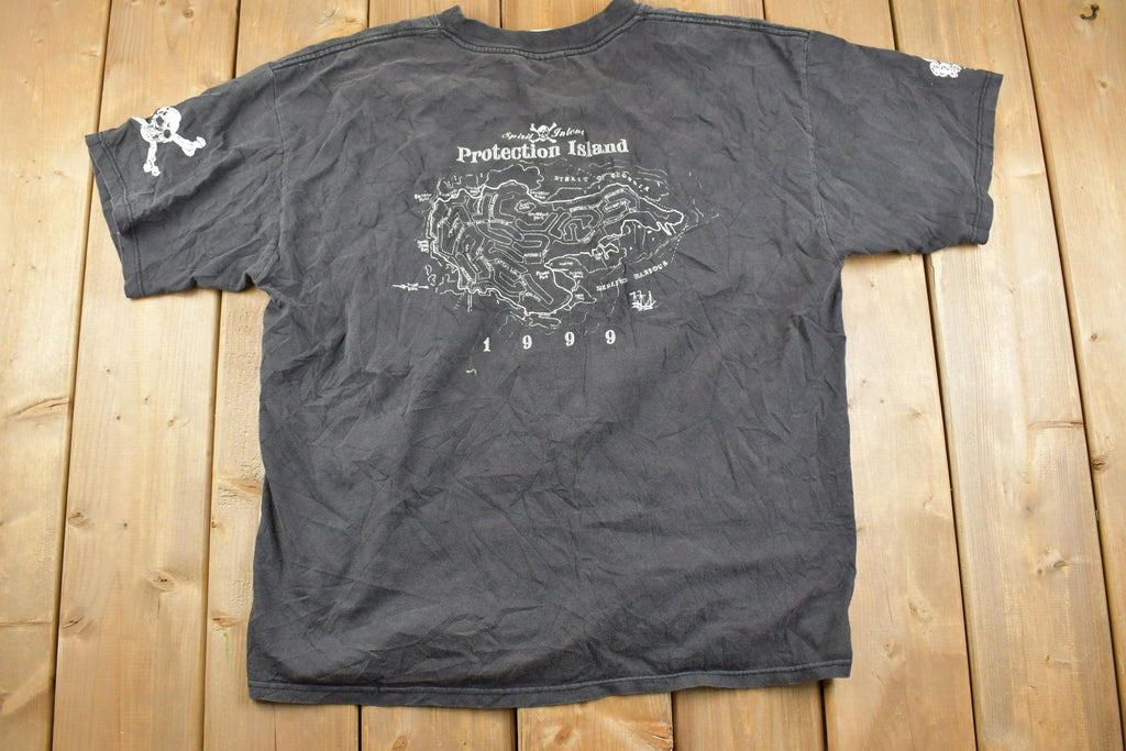 Vintage 1999 Protection Island Racing Souvenir T-Shirt