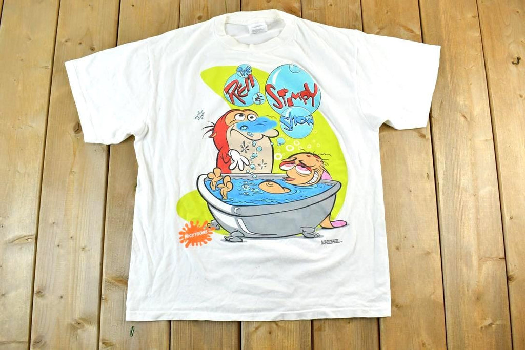 Vintage 1992 The Ren And Stimpy Show Single Stitch T-Shirt