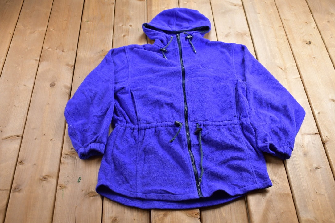 Vintage 1990s LL Bean Fleece Zip Up Sweater