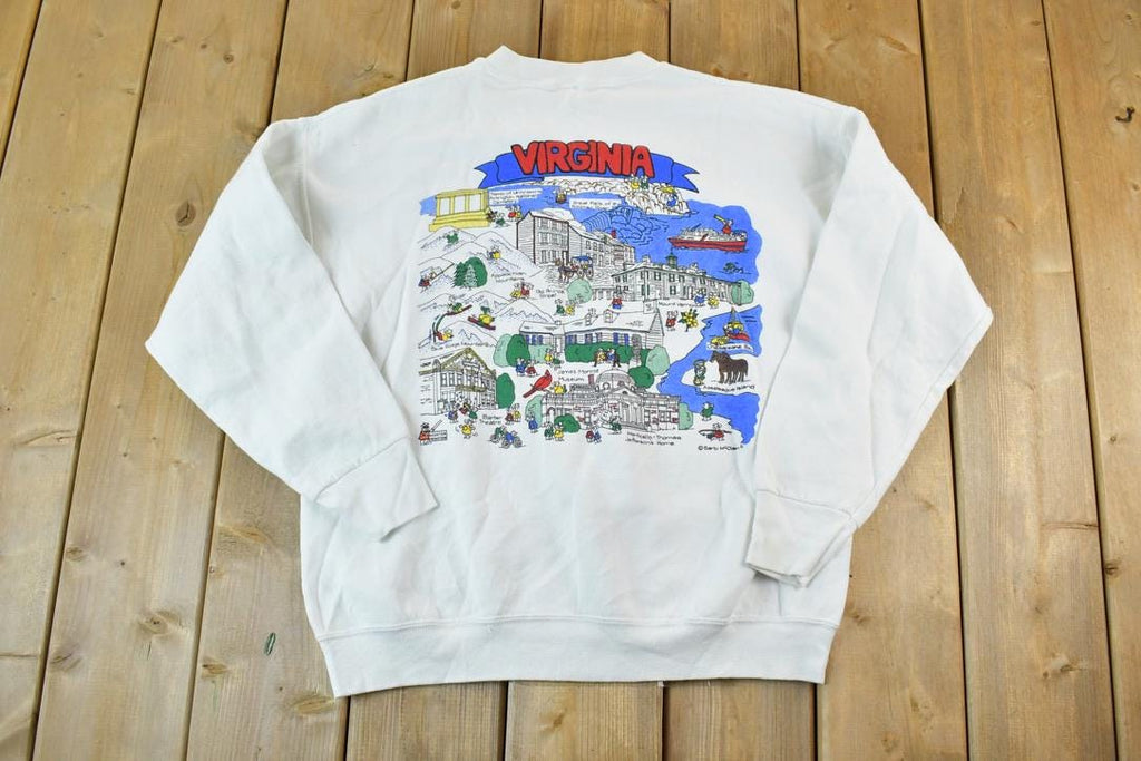 Vintage 1991 Virginia Souvenir Crewneck Sweatshirt