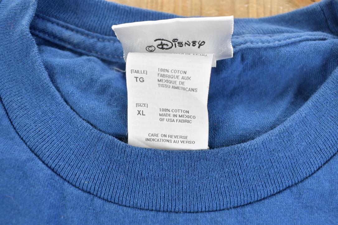 Vintage 1990s Walt Disney World Magic Music Days Cartoon Promo T-Shirt