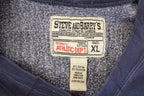 Vintage 1990s Steve And Barry's Embroidered USA Crossgrain Crewneck Sweatshirt Mens L