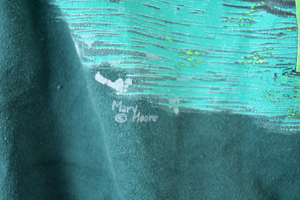 Vintage 1990s Wawa Ontario Canada Loon Party Crewneck Sweatshirt