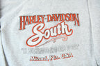 Vintage 1990 Harley Davidson South Miami Graphic Hoodie