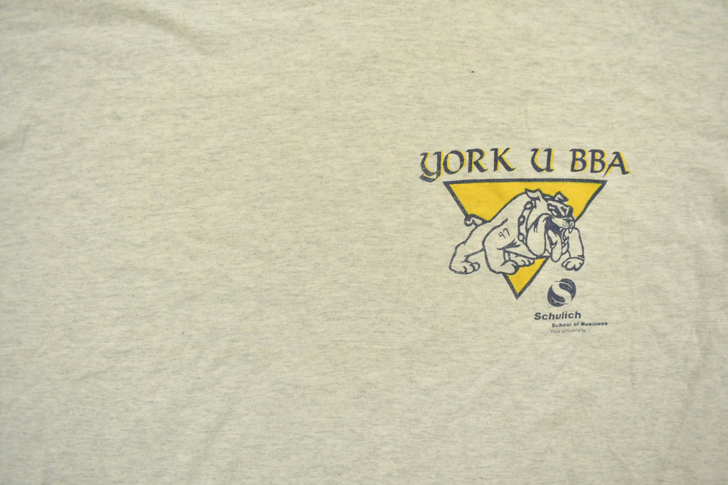 Vintage 1990s York U BBA University Collegiate T-Shirt