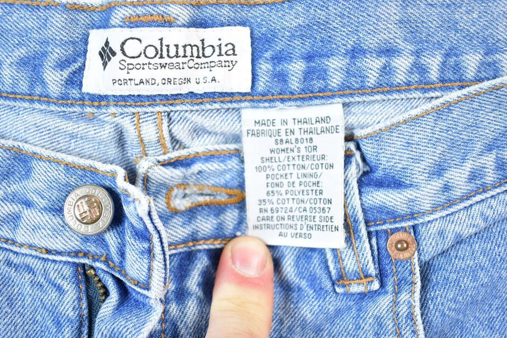 Vintage 1990s Columbia Denim Jeans Size 32 x 28 Made In USA