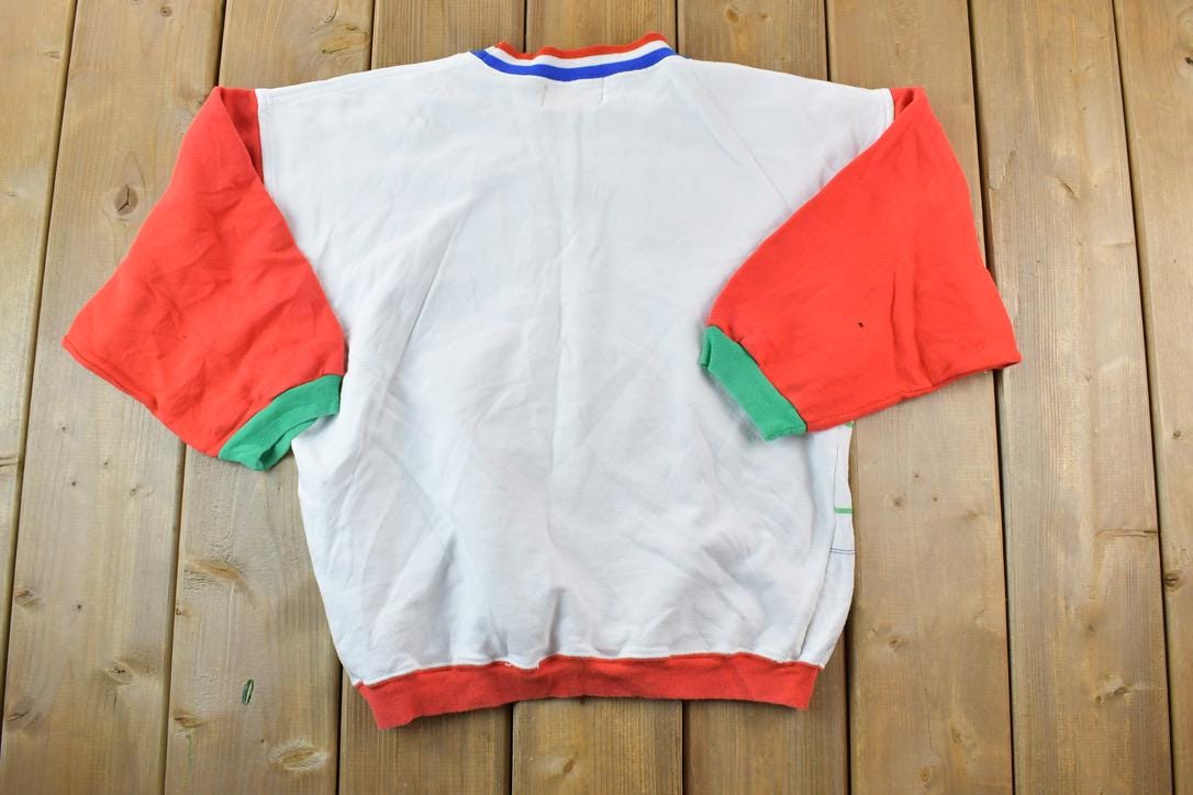Vintage 1990s Caribbean Sea Sailing Crew Neck Sweatshirt