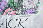 Vintage 1990s Adirondack Floral Multi Blue Bird Theme Graphic T-Shirt