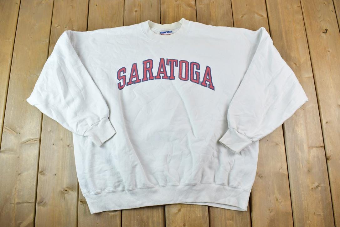 Vintage 1990s Saratoga New York Crewneck Sweatshirt