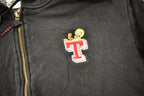 Vintage 1990s Tweety Bird Looney Tunes Embroidered Zip Up Hoodie