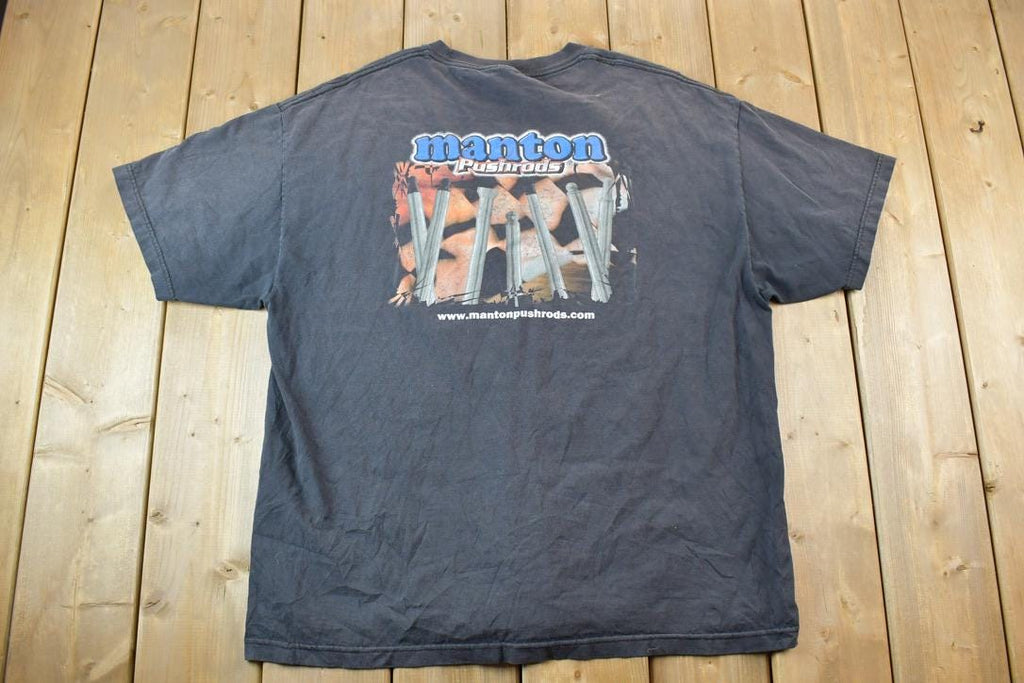 Vintage 1990s Manton Pushrods Souvenir T-Shirt