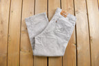 Vintage 1980s Levi's Brown Tab Jeans Size 35 x 24.5