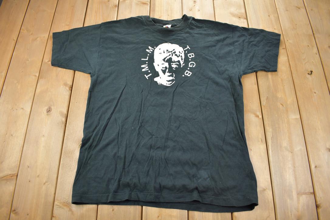 Vintage 1990s T.M.L.M.T.B.G.B The Neo-Futurists Single Stitch Graphic T-Shirt