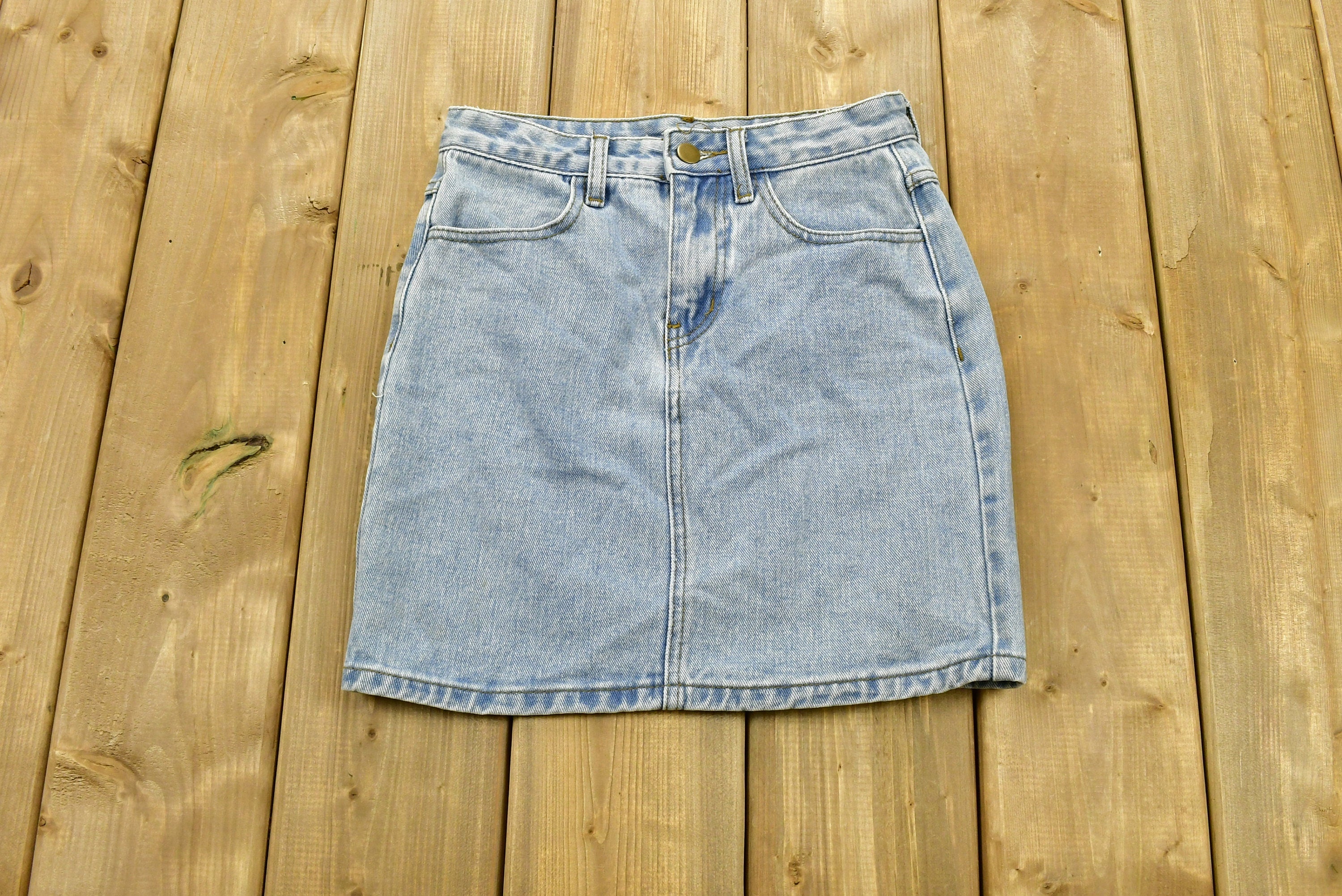 Vintage 1990s Denim Women's Jean Skirt Size Small