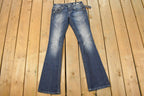 Vintage Deadstock Y2K Miss Me Bedazzled Low Rise Jeans Women's Size 26x31