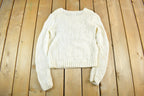 Vintage 1980s Kitty Hawk Knit Sweater Women's M