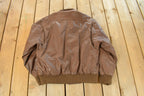 Vintage 1990s Boundary Waters Leather Jacket Men's Small