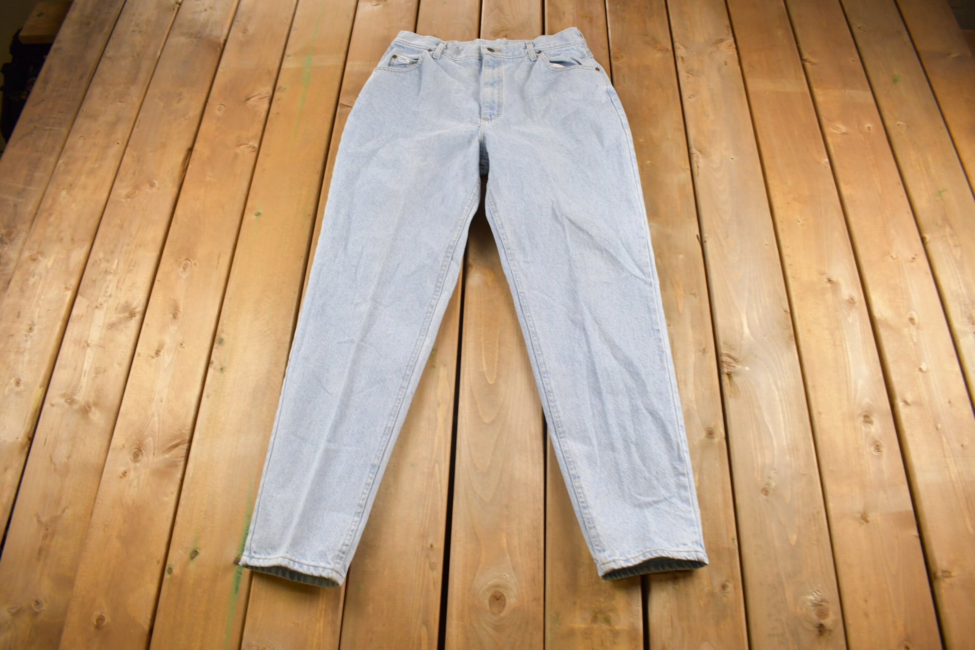 Vintage 1980s Lee Denim Light Wash Women's Jeans Size 33 x 31