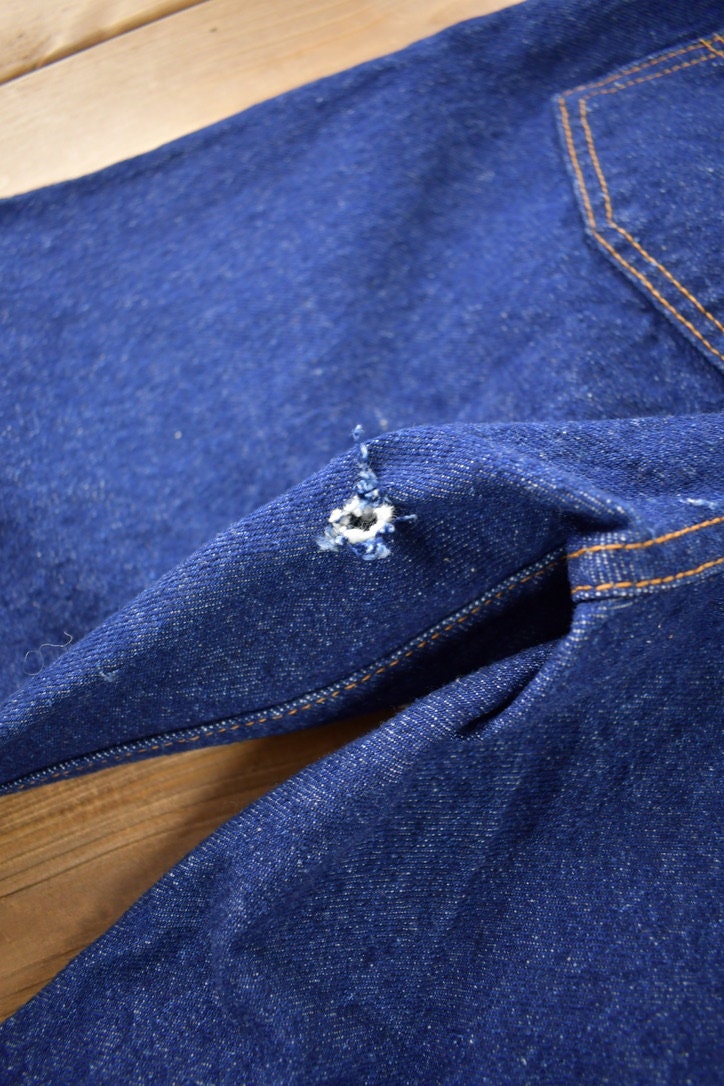 Vintage 1970s Deadstock Levi's 619 Orange Tab Jeans Size 32 x 32 Made In Canada NWT