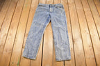 Vintage 1990s Lee Acid Wash Denim Jeans Size 36 x 27