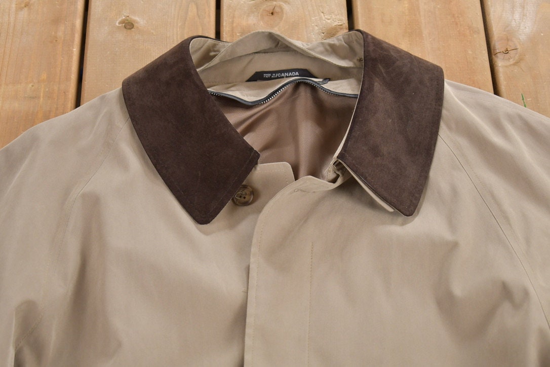 Vintage 1980s Trench Coat /