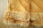 Vintage 1970s Full Length Red Fox Fur Coat Made In Canada