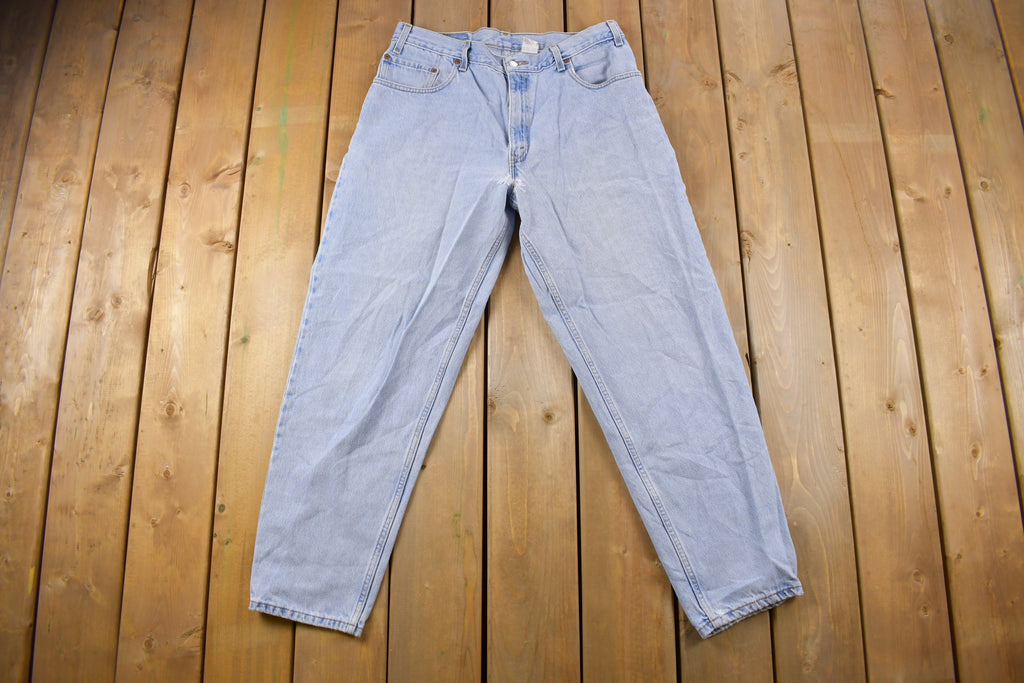 Vintage 1990s Levi's 560 Red Tab Distressed Jeans Size 34 x 30