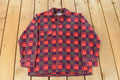 Vintage 1960s Champion Button Up Plaid Flannel Trucker Shirt Men's Small