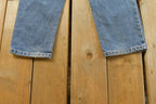 Vintage 1990s Levi's 550 Regular Fit Denim Blue Jeans Size 22 x 24.5 / 90s Levi's / Distressed Sun Faded Jeans / Streetwear
