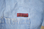 Vintage 1990s Columbia Denim Button Up Shirt