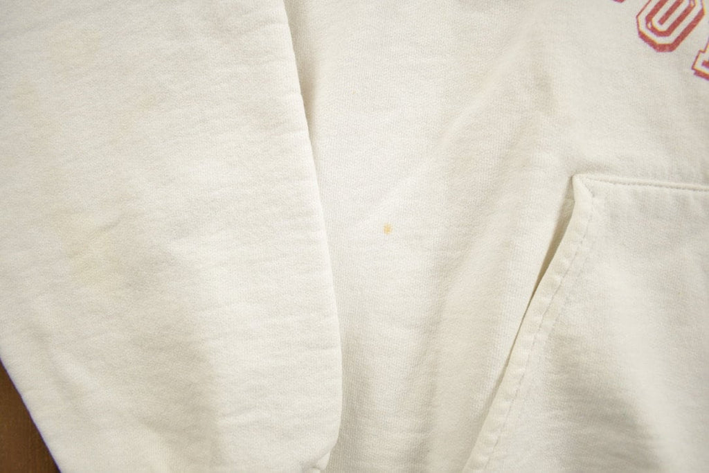 Vintage 1990s Bianchi College Hong Kong Front Pocket Collegiate Hoodie Sweatshirt