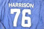 Vintage 1970's Champion Blue Bar Football Jersey Harrison 76