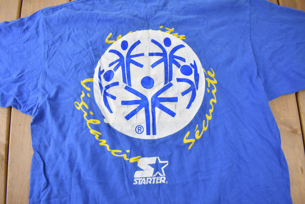 Vintage 1990s Special Olympics Single Stitch Starter Graphic T Shirt Made In USA Size XL