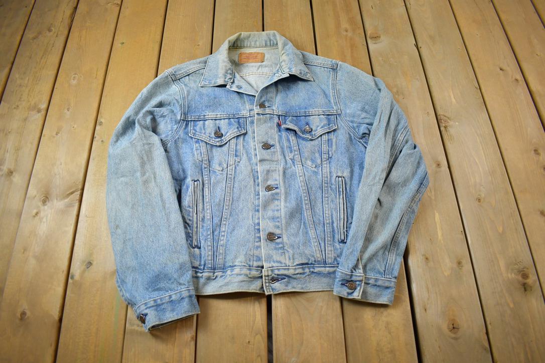 Vintage 1980s Levis Type 3 Denim Jacket Made In USA - 44R