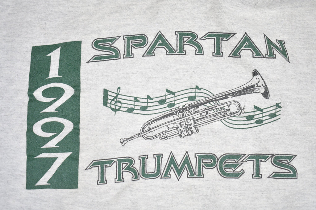 Vintage 1997 Spartan Trumpets Collegiate Hoodie