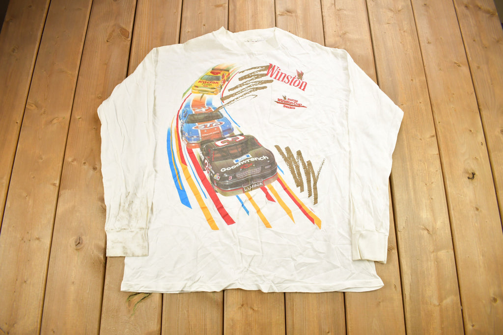 Vintage 1995 Nascar Winston Cup Series Long Sleeve Racing T-Shirt