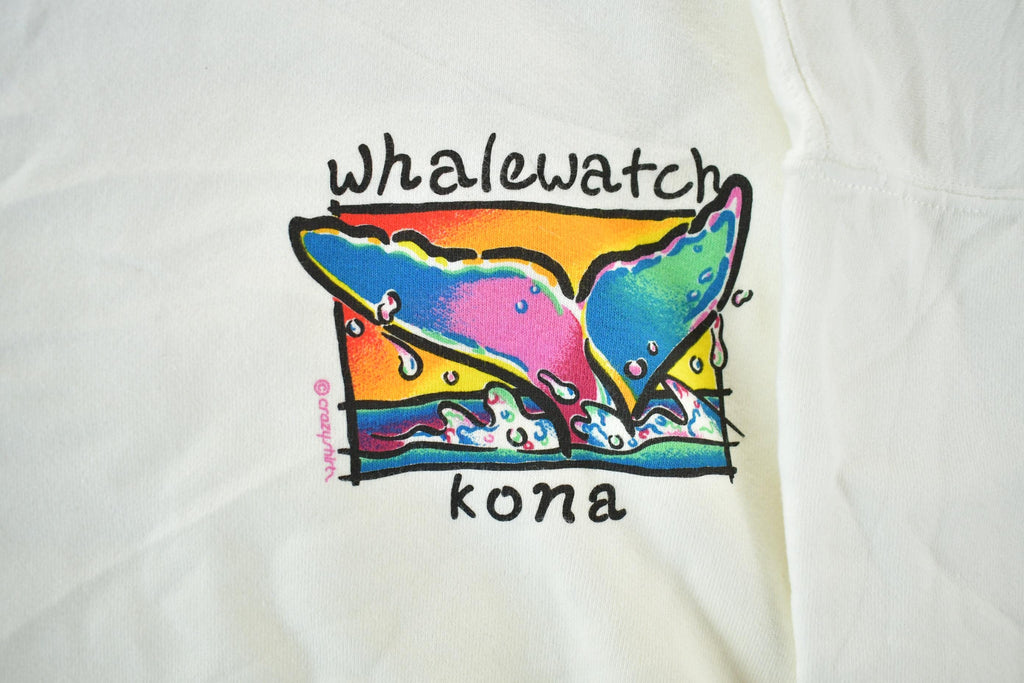 Vintage 1990s Whalewatch Kona Crewneck Sweatshirt