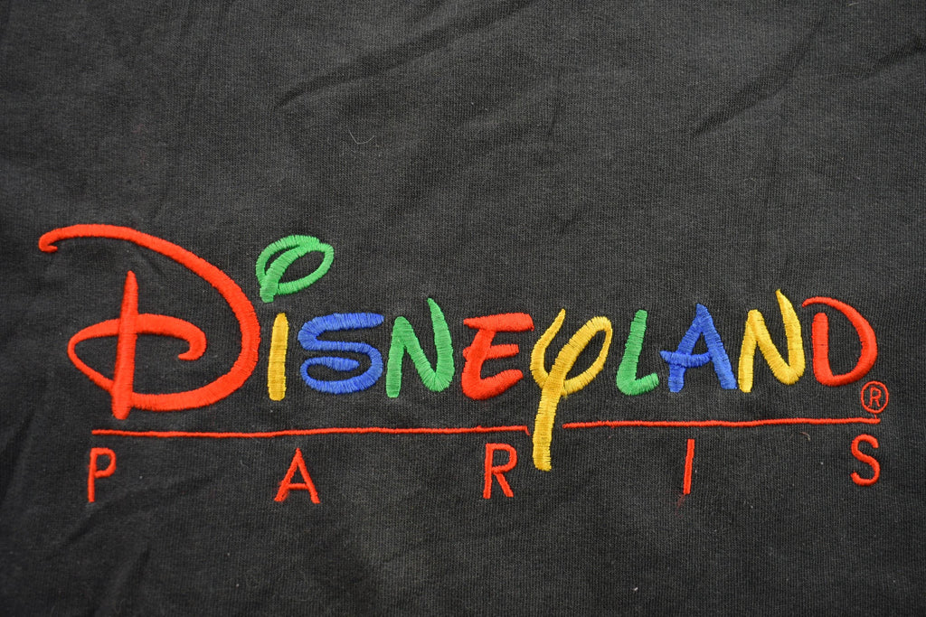 Vintage 1990s Disneyland Paris Crewneck Sweatshirt  90s Crewneck  Souvenir  Embroidered