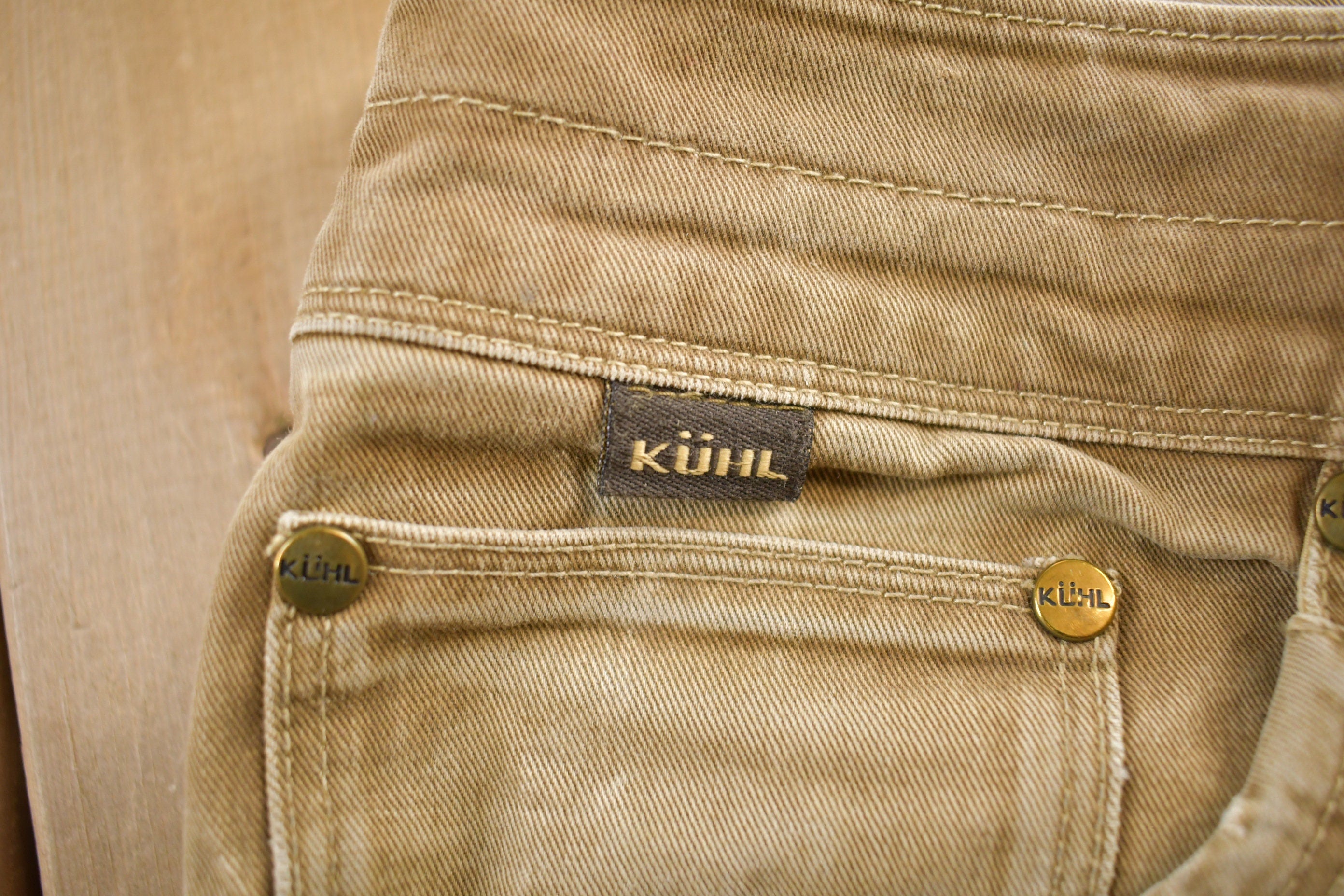 Vintage 1990s Beige Kuhl Pants Size 34x31