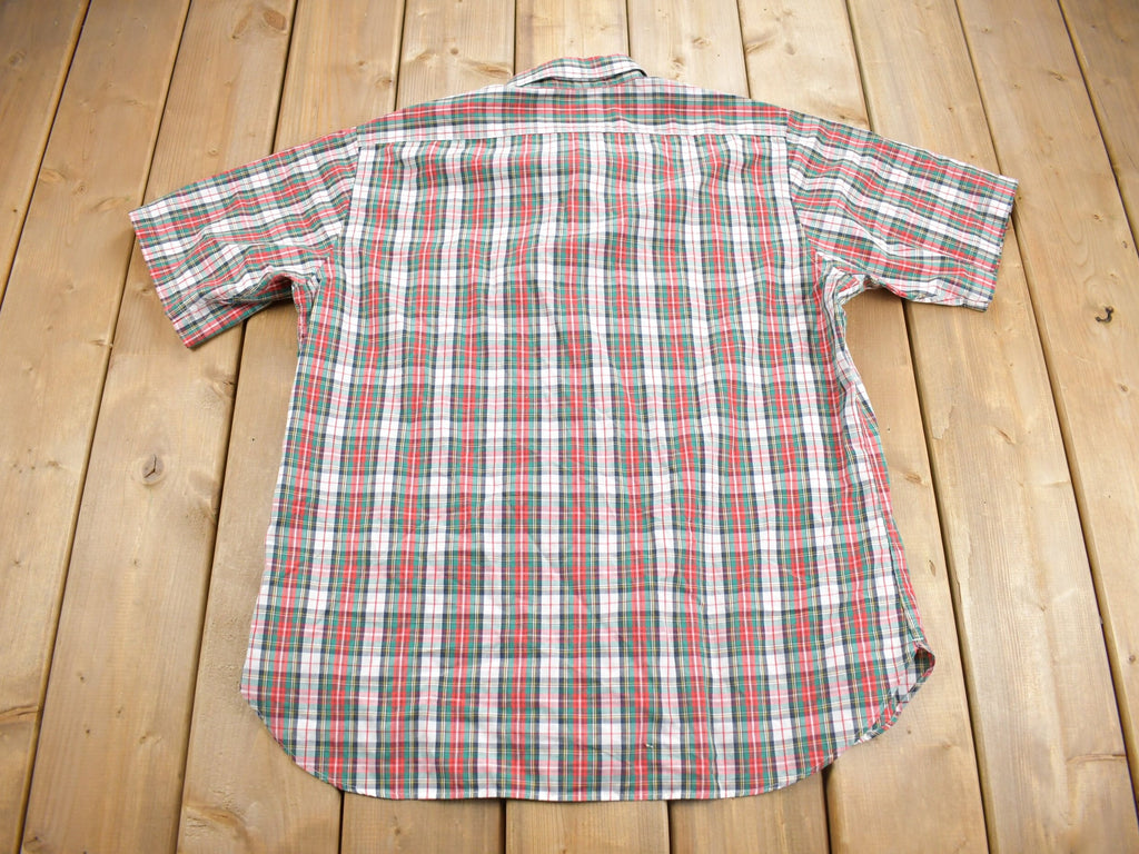 Vintage 1980s Country Traditional's By Pendleton Plaid Button Up Shirt