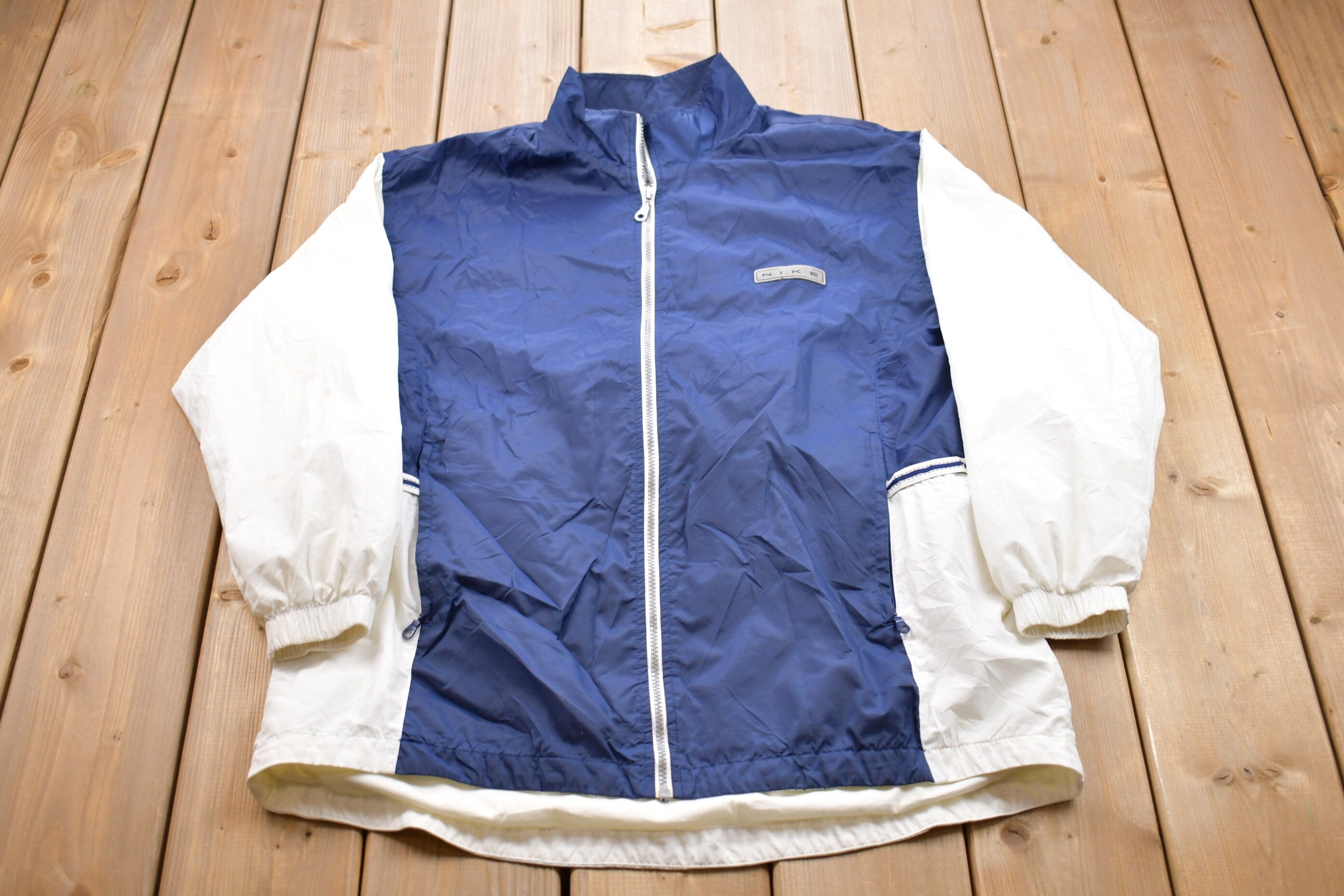 Vintage 1990s Nike Color Block Windbreaker Jacket