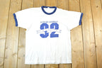 Vintage 1980s Royal Caribbean Cruises Souvenir Ringer T-Shirt Mens L