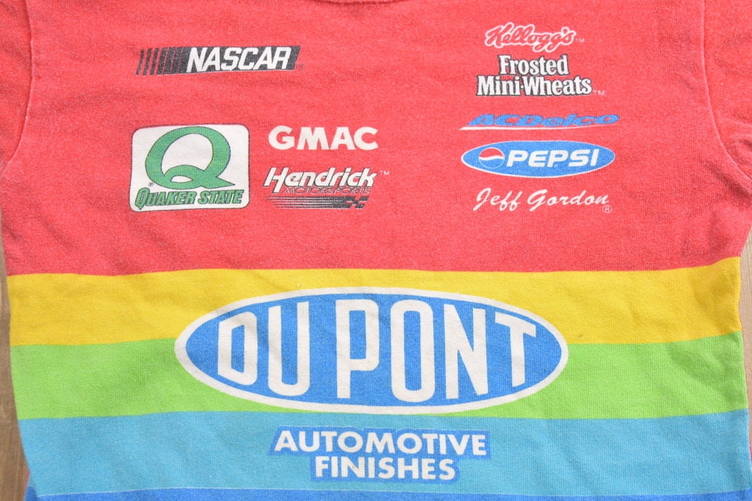 Vintage 1990s Jeff Gordon NASCAR Racing T-Shirt