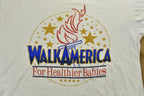 Vintage 1995 Walk America For Healthier Babies T-Shirt