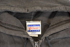 Vintage 1990s Hanes Streetwear Blank Full Zip Hoodie Sweatshirt Men's L