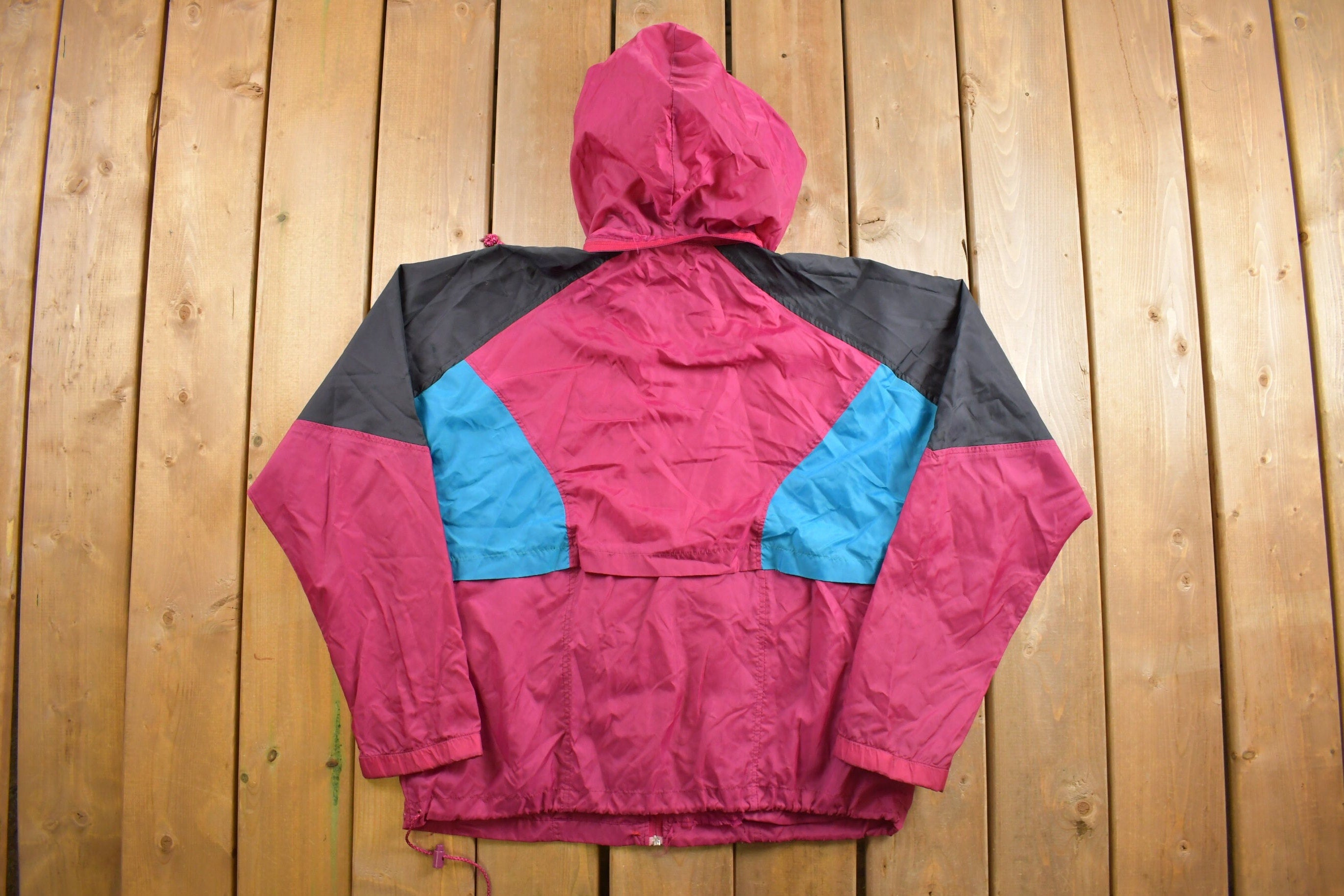 Vintage 1990s Nike Color Block Windbreaker Jacket
