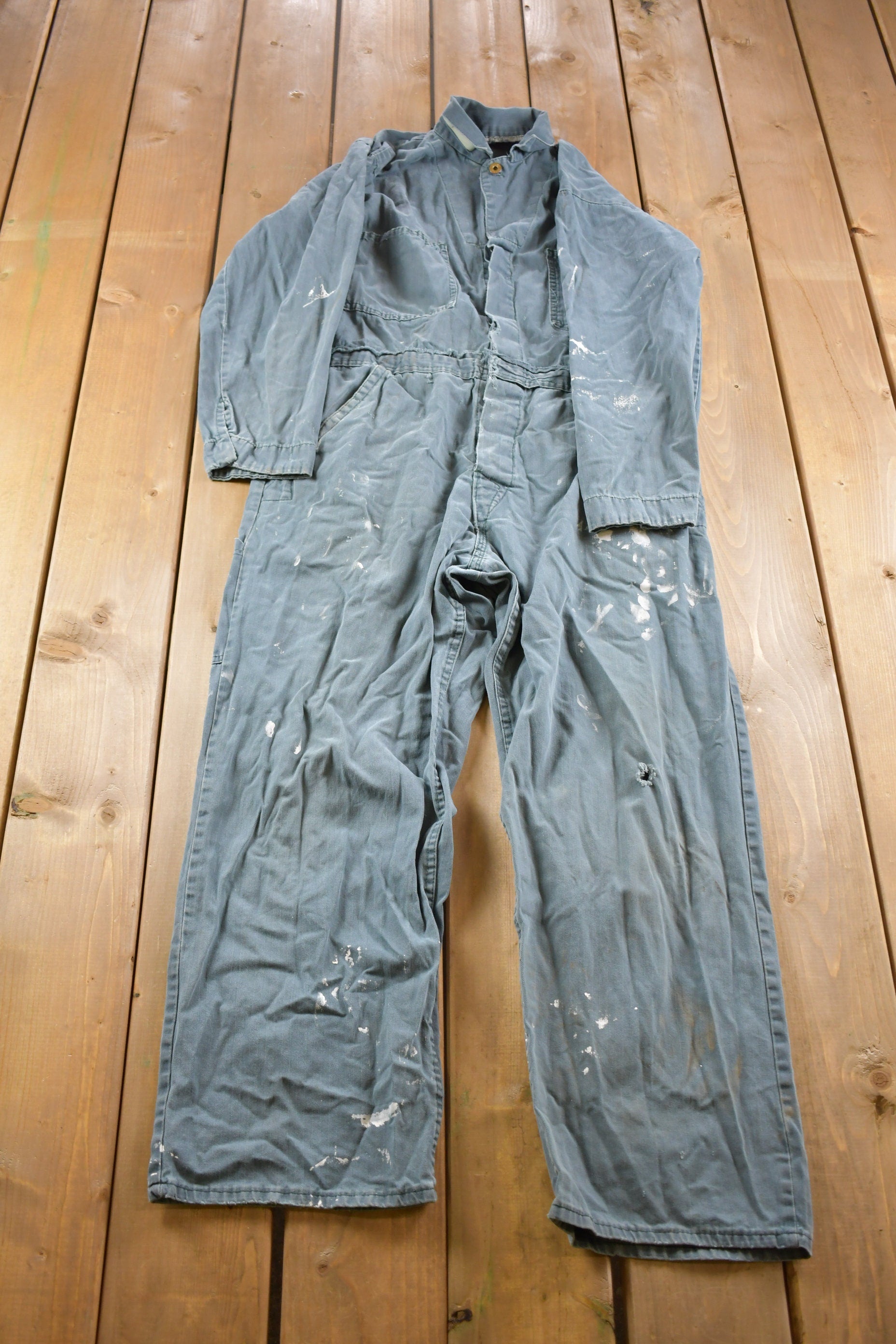 Vintage 1980s Stone Cutter Jumpsuit Size 44 Large
