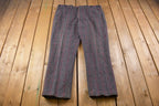 Vintage 1980s Wool Trousers 40 x 31